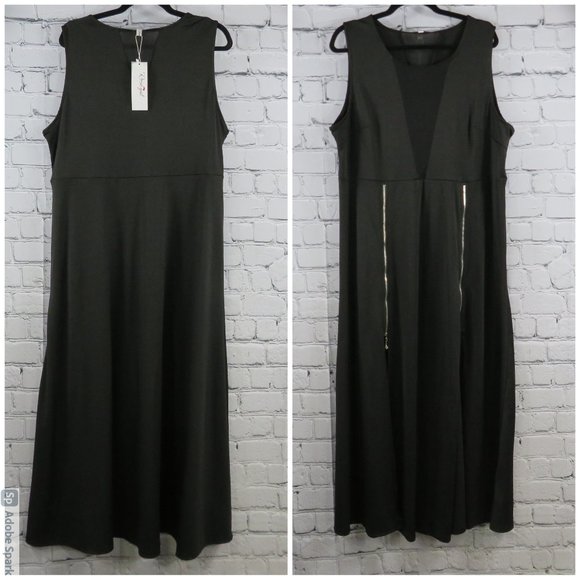 Rosegal Dresses & Skirts - NWT - Women's Plus Sleeveless Black Dress